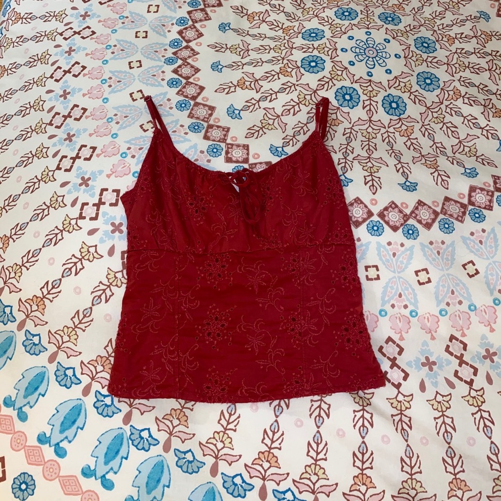 Red Abercrombie Tank Top
